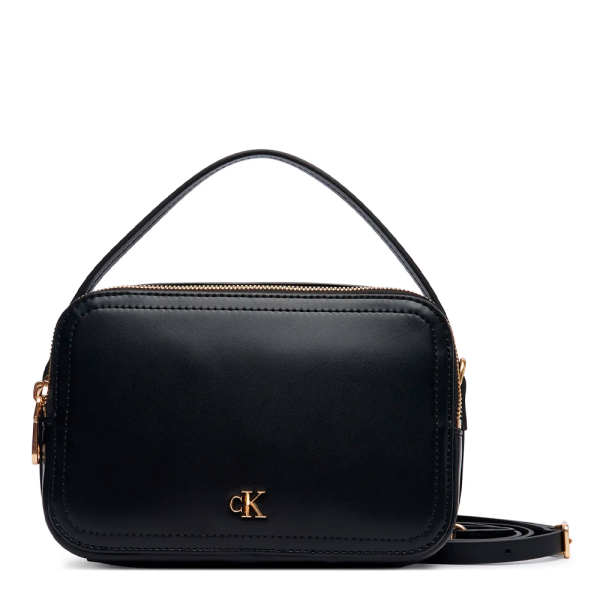 Calvin Klein Sac bandoulire style appareil photo avec logo monogramme - U Noir- Ref 90 €